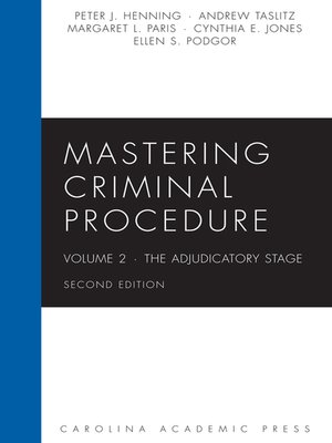 cover image of Mastering Criminal Procedure